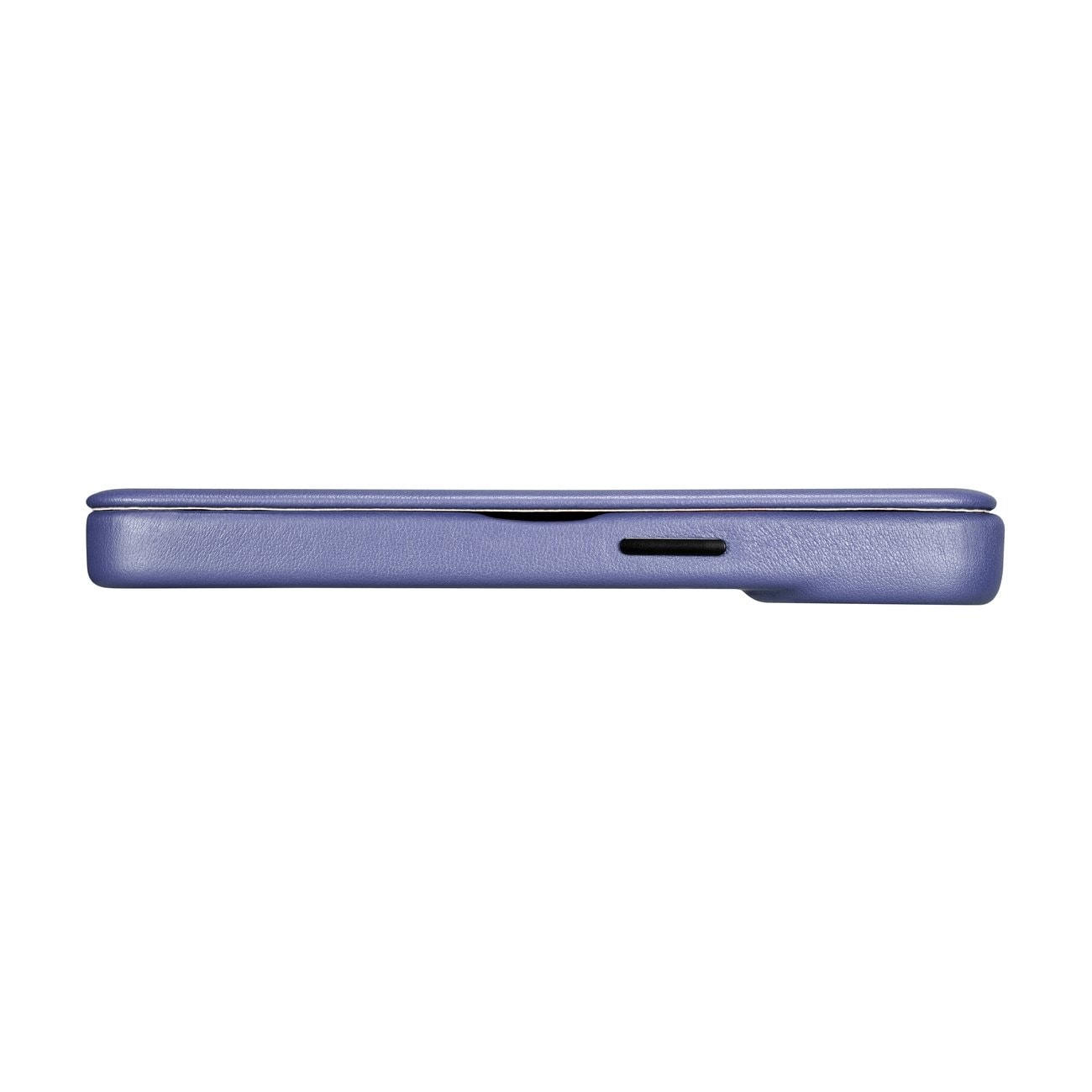iCarer CE Premium Leather Folio Case for iPhone 14 Plus, Magnetic Flip, MagSafe, Light Purple