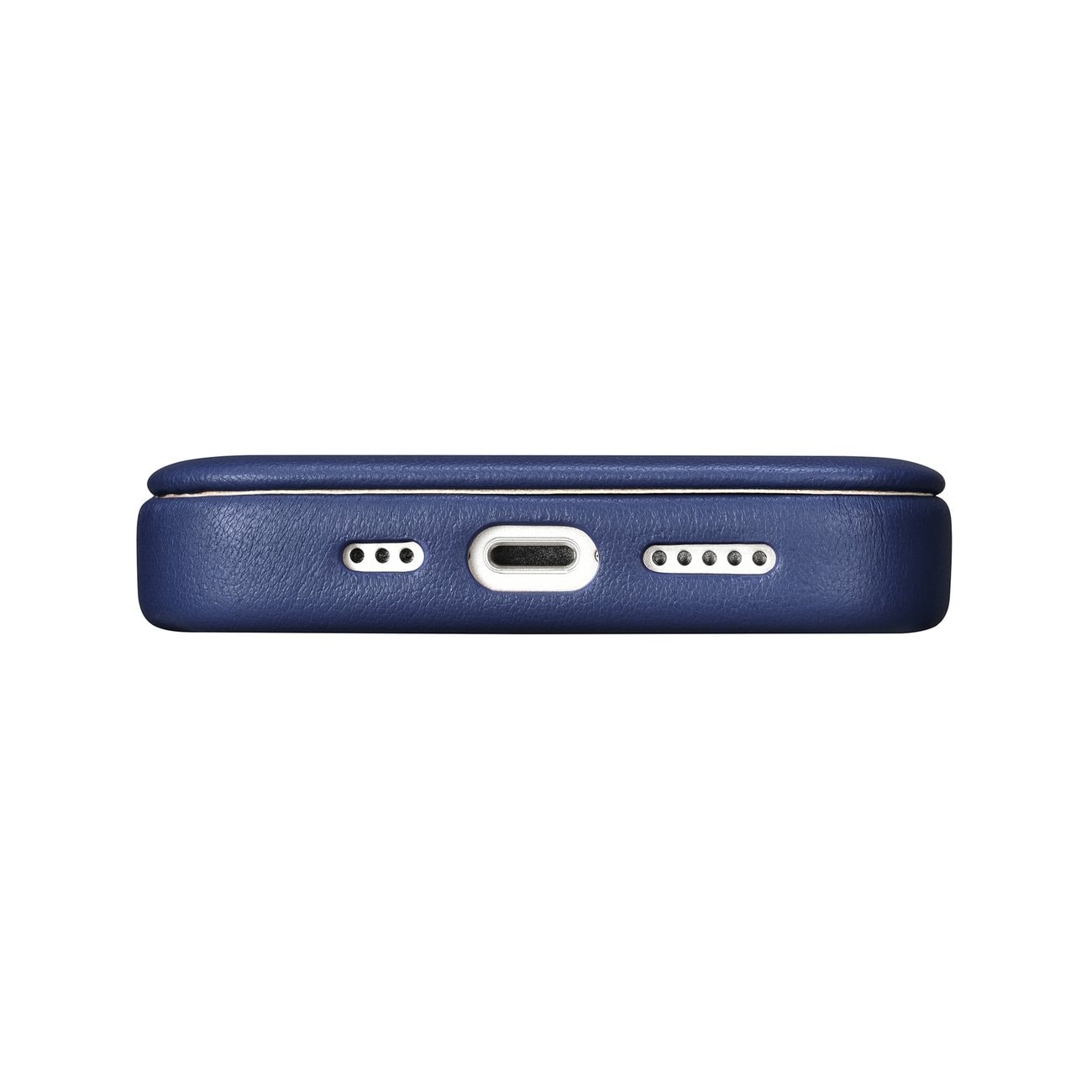 iCarer CE Premium Leather Folio Case for iPhone 14 Plus Magnetic Flip MagSafe Blue (WMI14220715-BU)