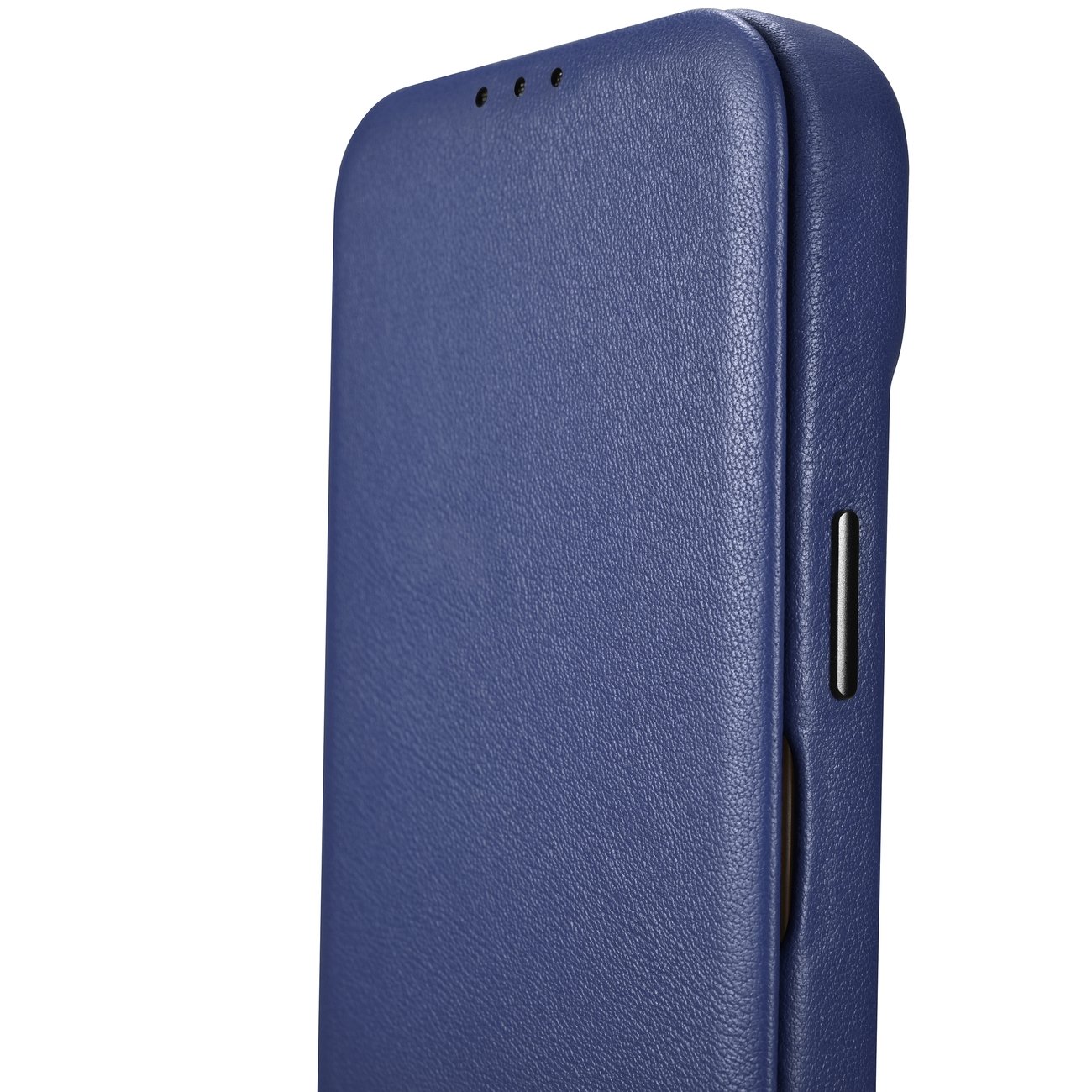 iCarer CE Premium Leather Folio Case for iPhone 14 Plus Magnetic Flip MagSafe Blue (WMI14220715-BU)