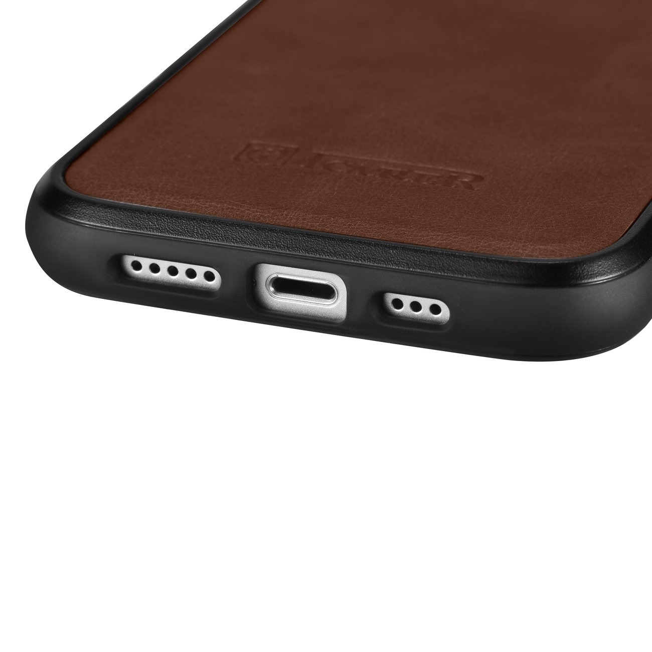 iCarer Leather Oil Wax ægte læderetui til iPhone 14 Plus (MagSafe-kompatibel) Brun (WMI14220719-BN)