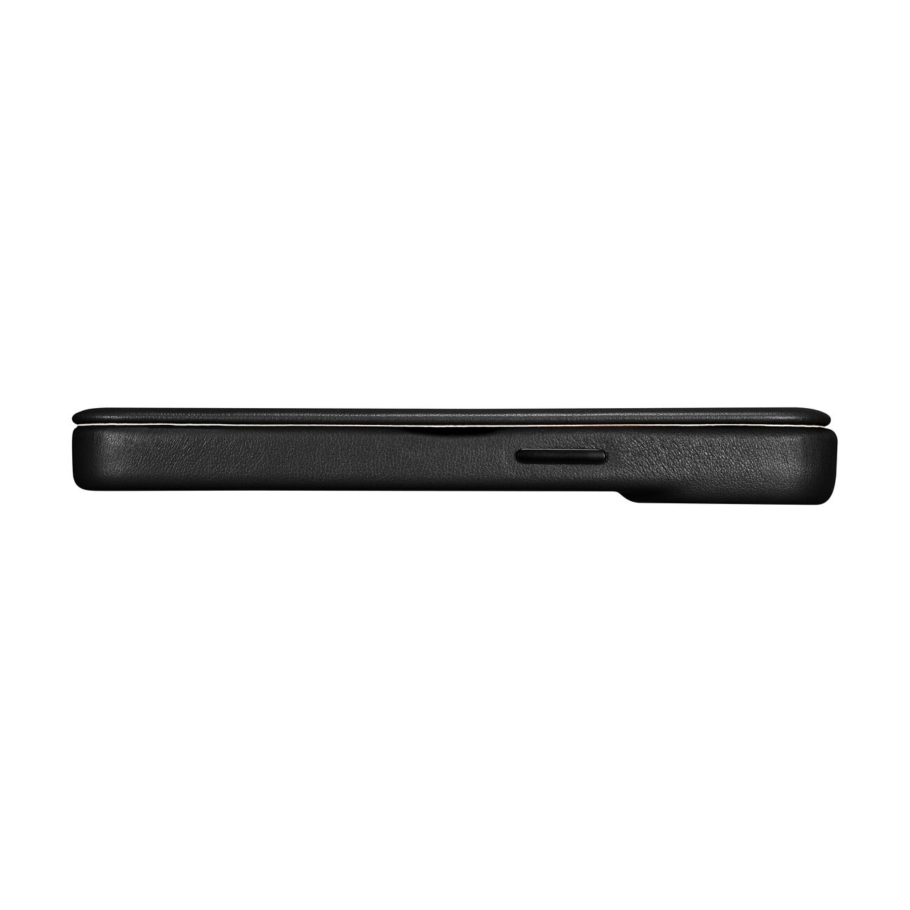 iCarer CE Premium Leather Folio Case for iPhone 14 Plus, Magnetic Flip, MagSafe (WMI14220715-BK)