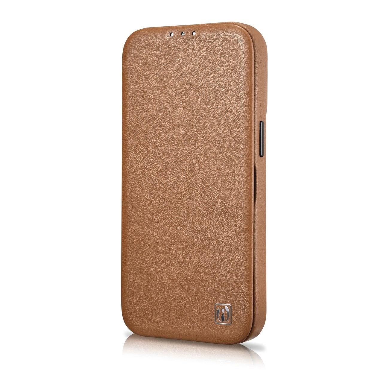 iCarer CE Premium Leather Folio Case for iPhone 14 Plus MagSafe Brown (WMI14220715-BN)
