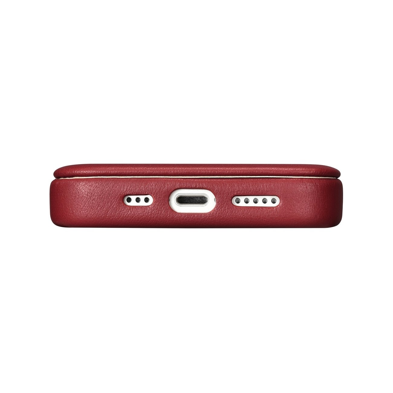 iCarer CE Premium Leather Folio Case for iPhone 14 Plus Magnetic Flip MagSafe Red (WMI14220715-RD)