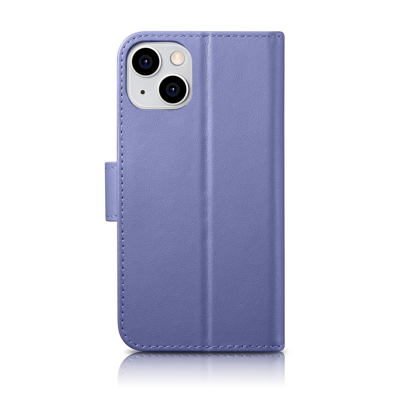 iCarer 2in1 Wallet Case for iPhone 14 Plus Anti-RFID Leather Flip Light Purple (WMI14220727-LP)