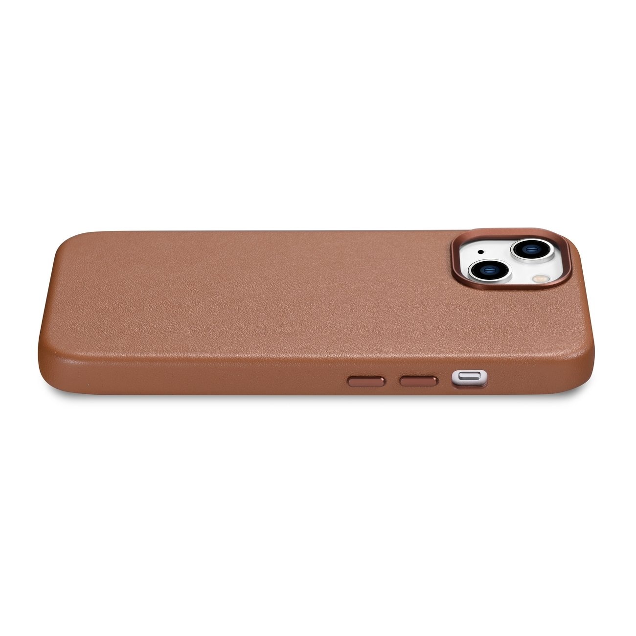 iCarer Case Lædercover til iPhone 14 Plus Brun (MagSafe-kompatibel)