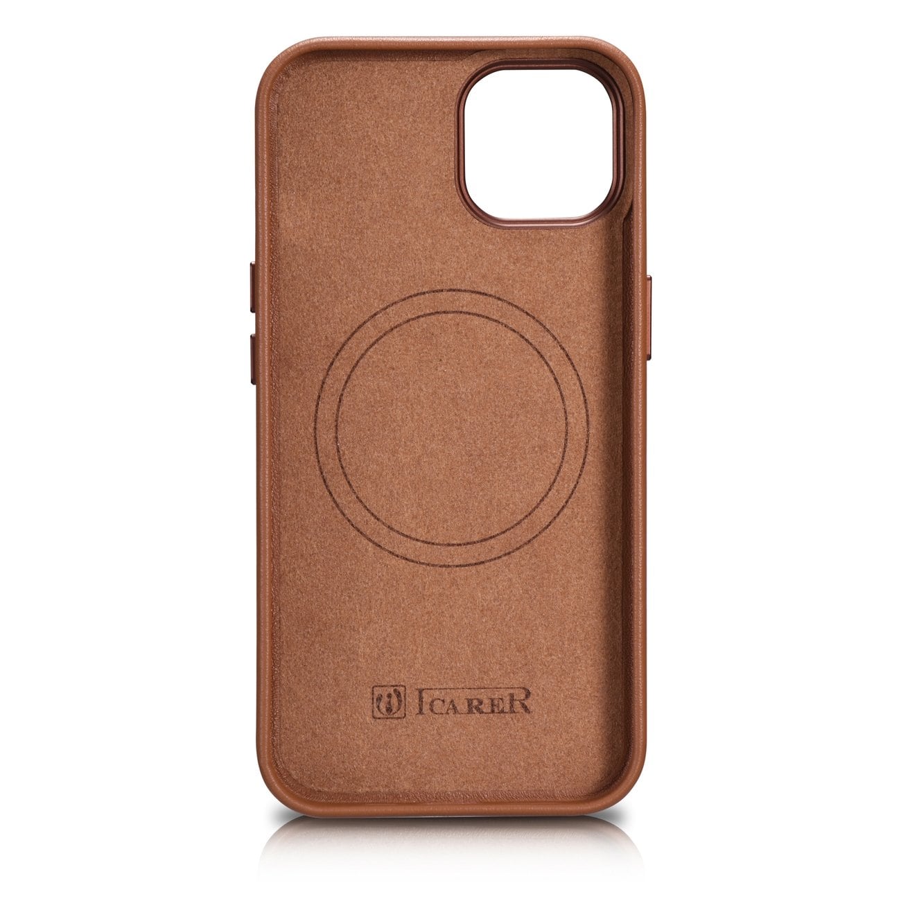 iCarer Case Lædercover til iPhone 14 Plus Brun (MagSafe-kompatibel)