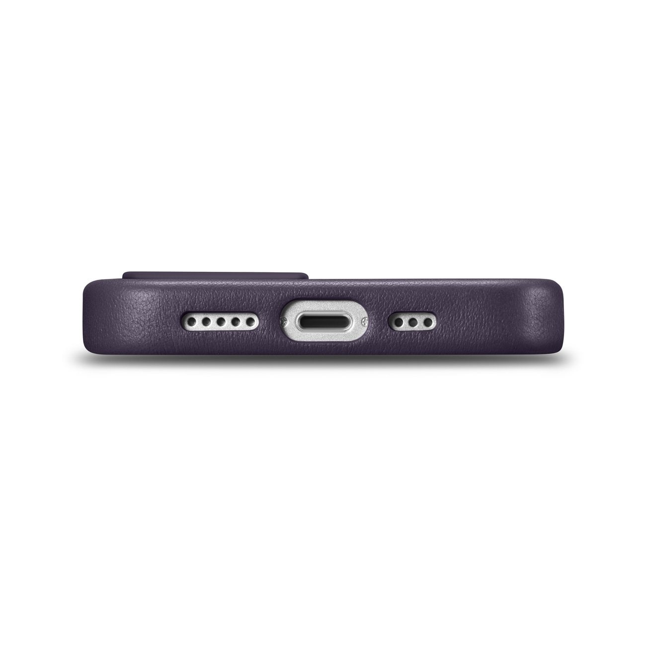 iCarer Case Lædercover til iPhone 14 Plus Mørk Lilla (MagSafe-kompatibel)