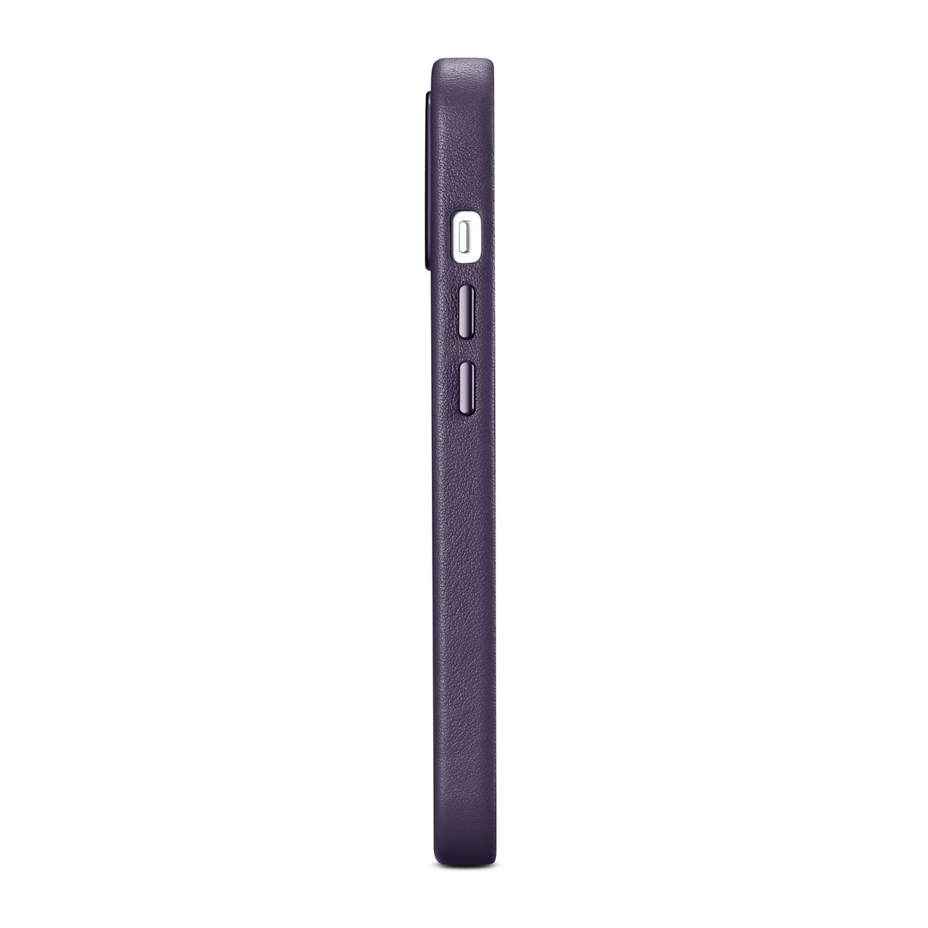 iCarer Case Lædercover til iPhone 14 Plus Mørk Lilla (MagSafe-kompatibel)