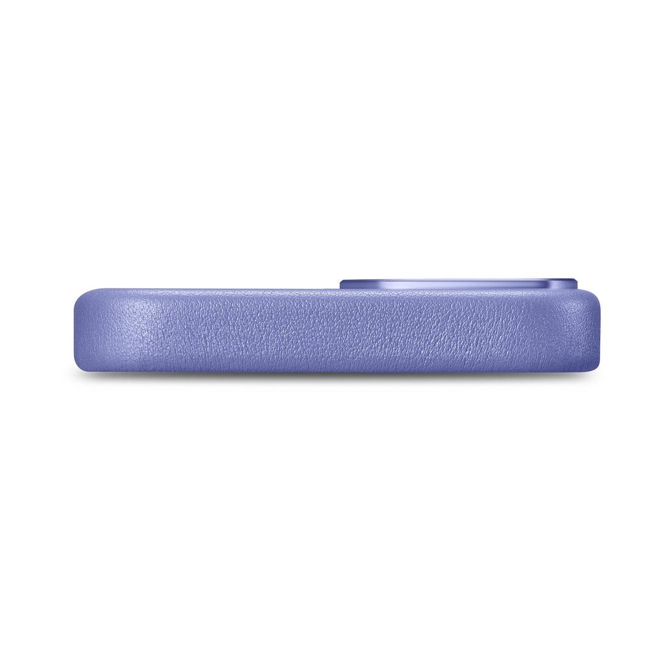 iCarer Case lædercover ægte læder iPhone 14 Plus lyslilla (MagSafe-kompatibel)