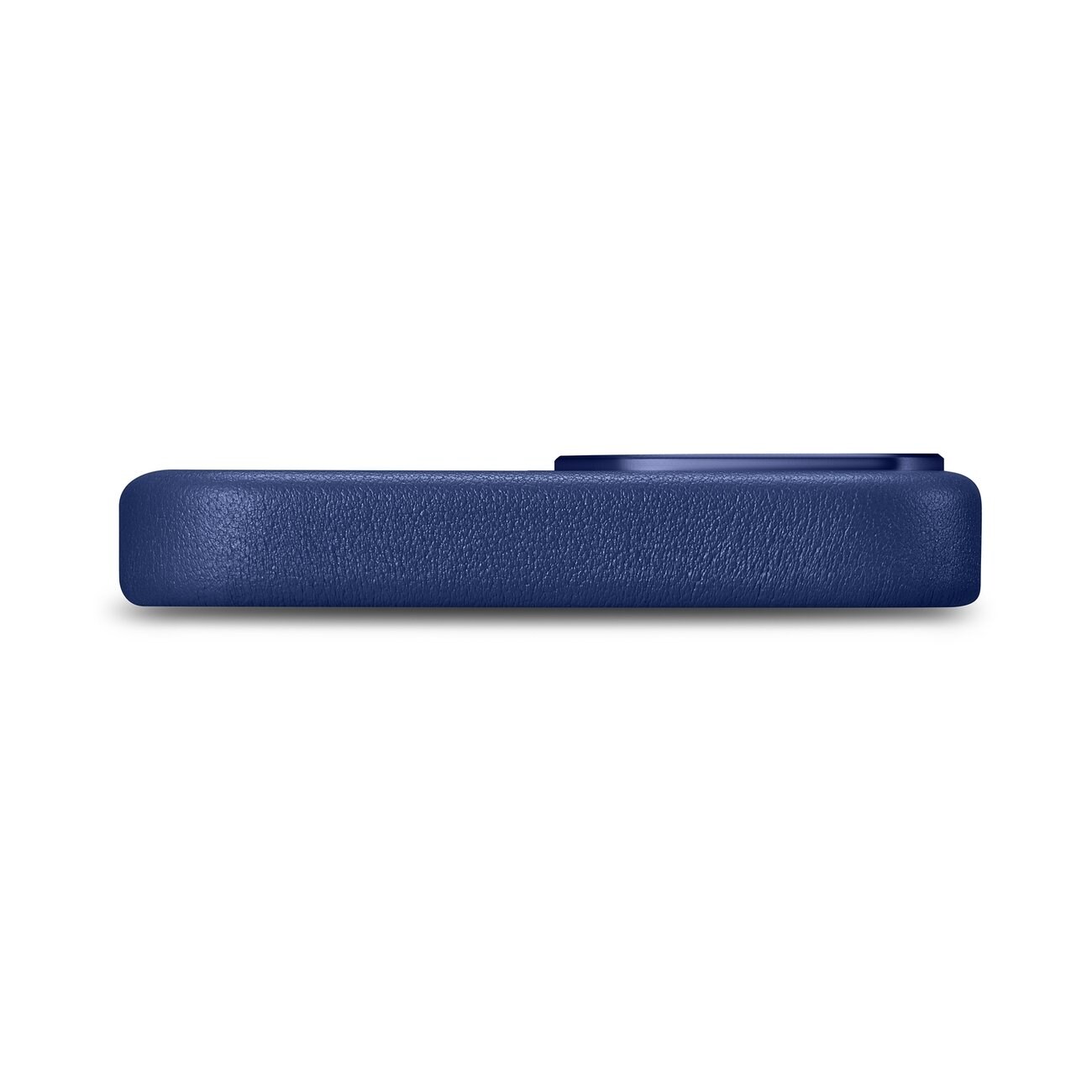 iCarer Case Lædercover til iPhone 14 Plus ægte læderetui blå (kompatibel med MagSafe)