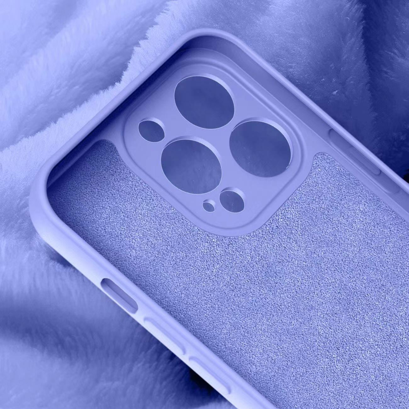 Silikoneetui iPhone 14 Plus silikoneovertræk lyseblå