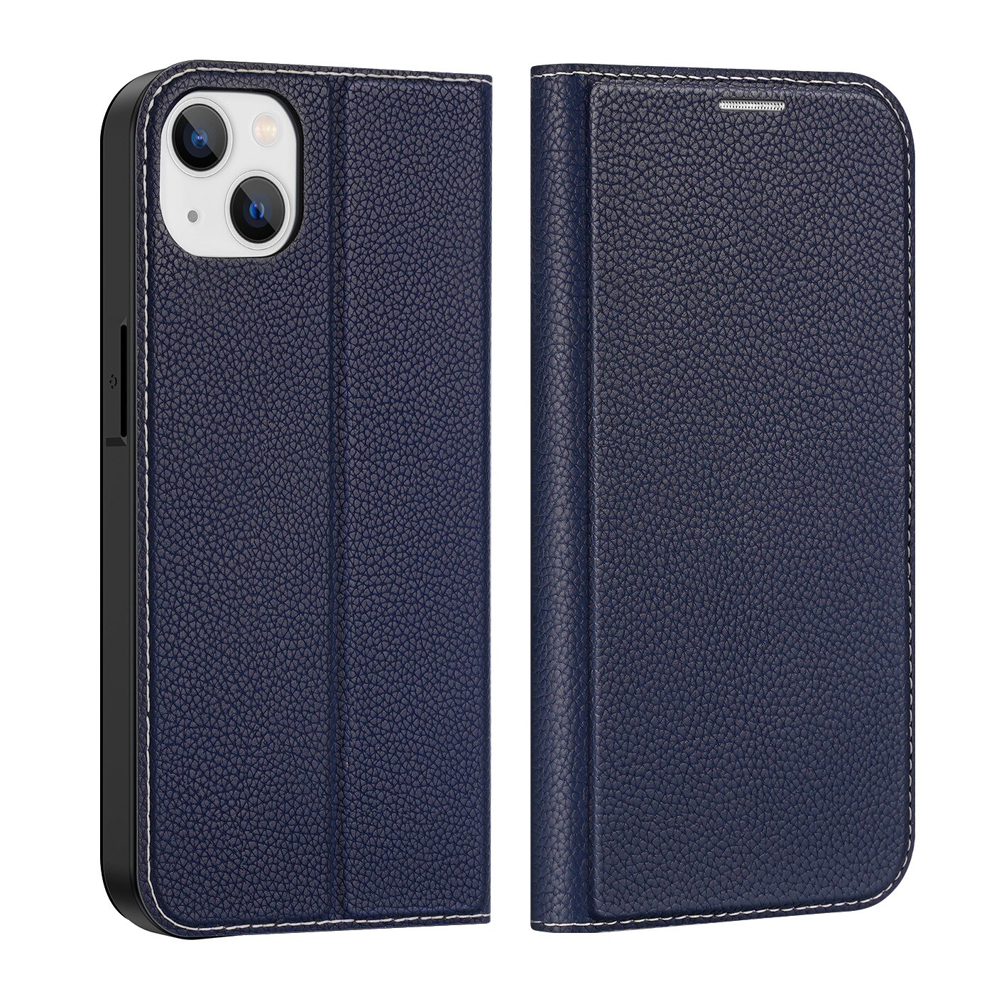 Dux Ducis Skin X2-etui til iPhone 14 Plus-etui med magnetisk klap blå