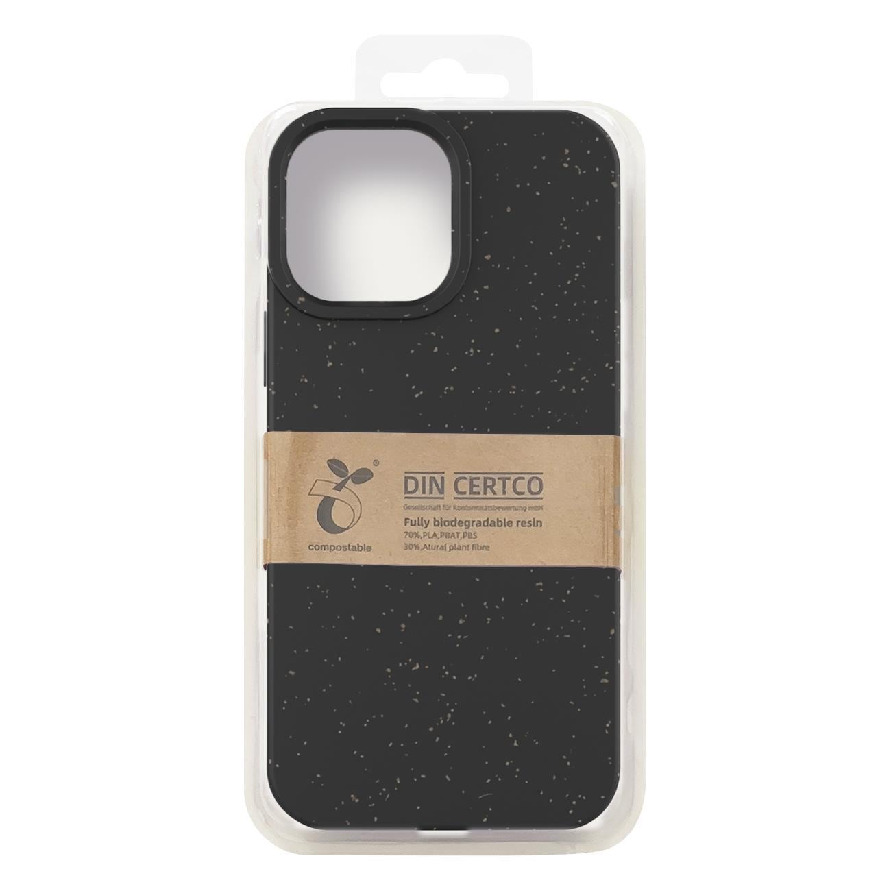 Eco Case-etui til iPhone 14 Plus nedbrydeligt silikonecover sort