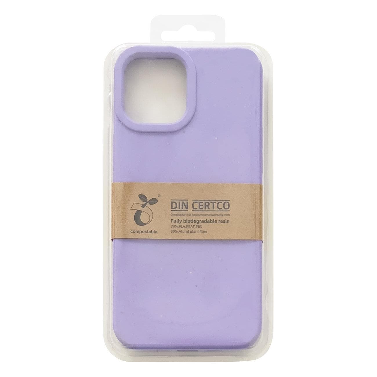 Eco Case etui til iPhone 14 Plus nedbrydeligt silikone cover lilla