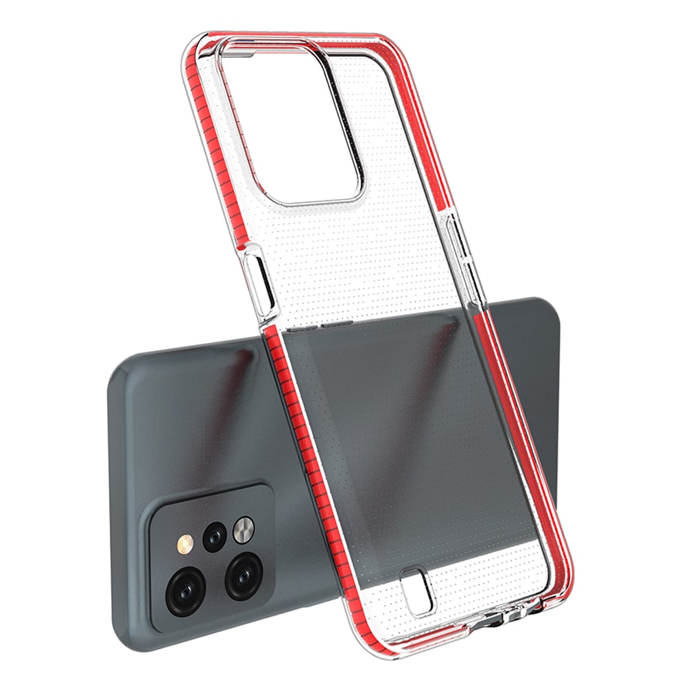 Spring Case-etui til Realme C31 silikonecover med ramme sort
