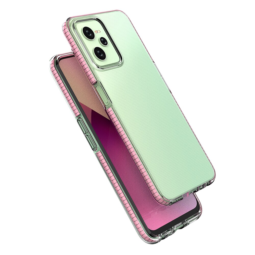 Spring Case etui til Realme C35 silikone cover med ramme sort