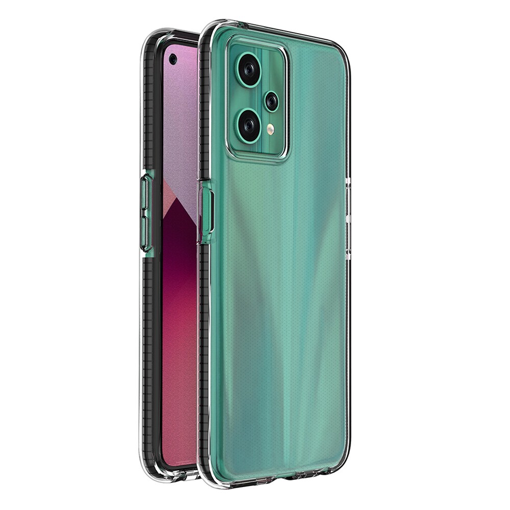 Spring Case etui til Realme 9 Pro silikone cover med ramme sort