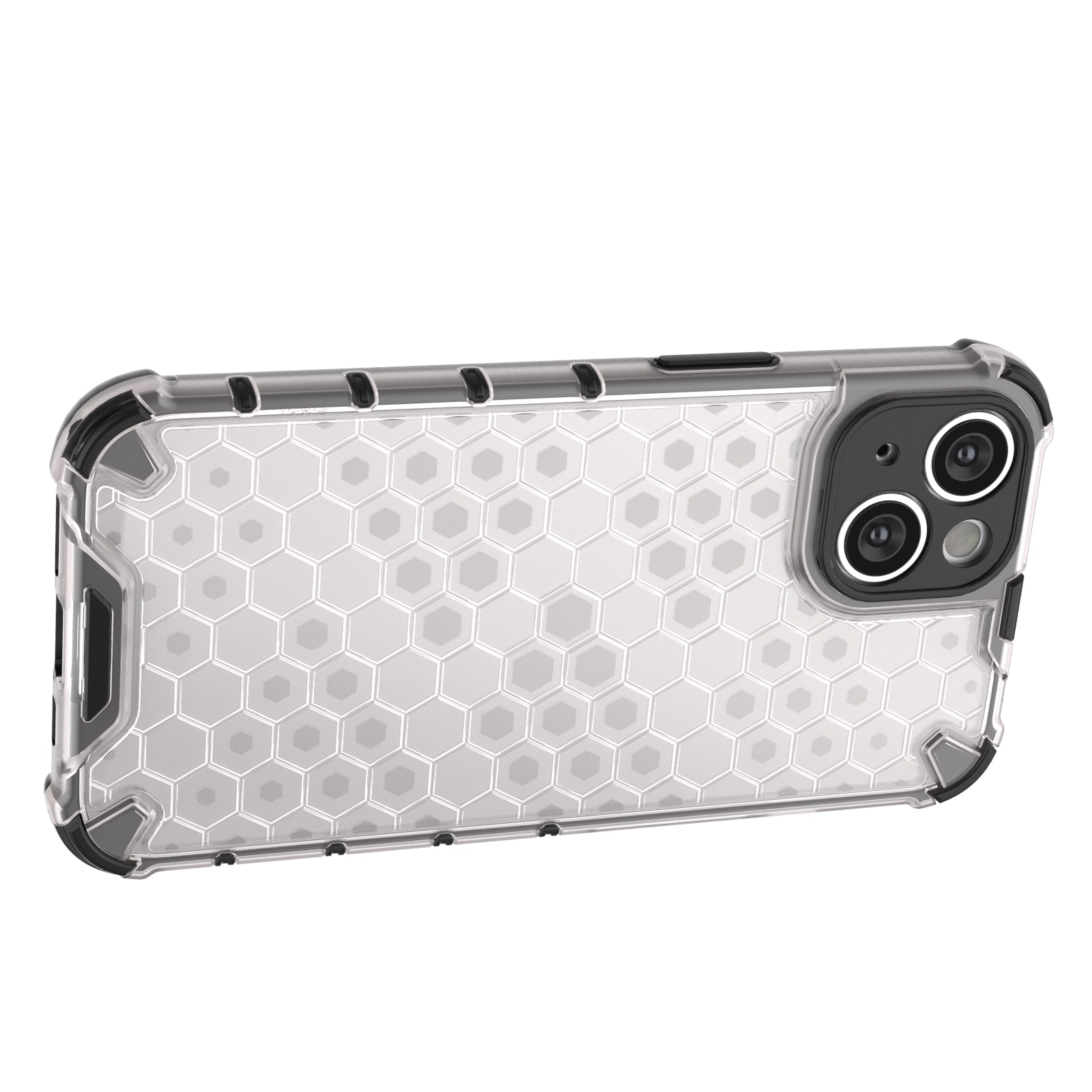 Honeycomb-etui til iPhone 14 pansret hybrid cover blå