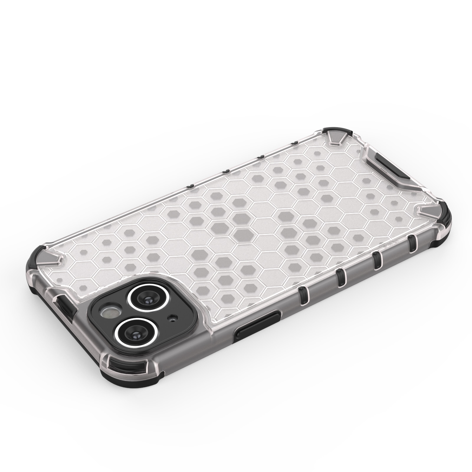 Honeycomb-etui til iPhone 14 pansret hybrid cover blå