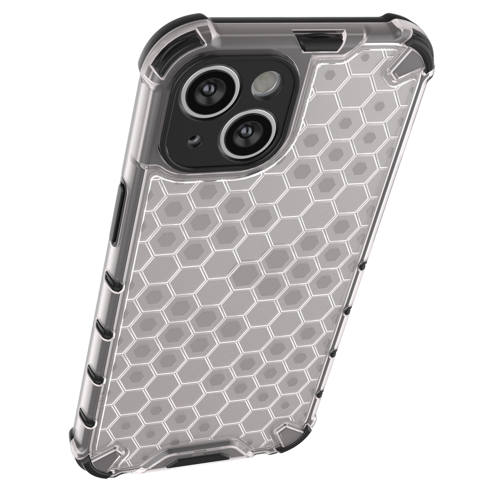 Honeycomb-etui til iPhone 14 pansret hybrid cover blå