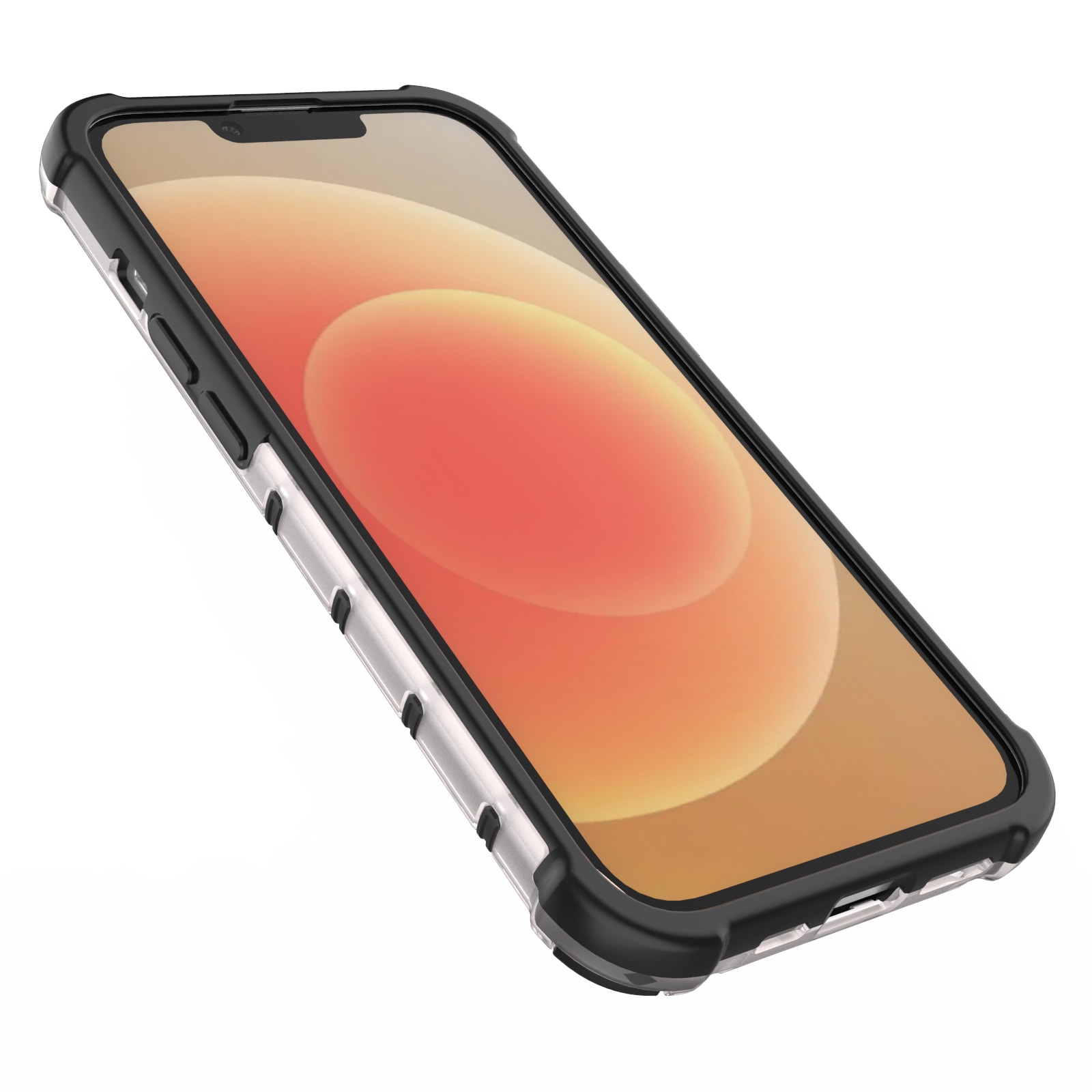 Honeycomb-etui til iPhone 14 pansret hybrid cover blå