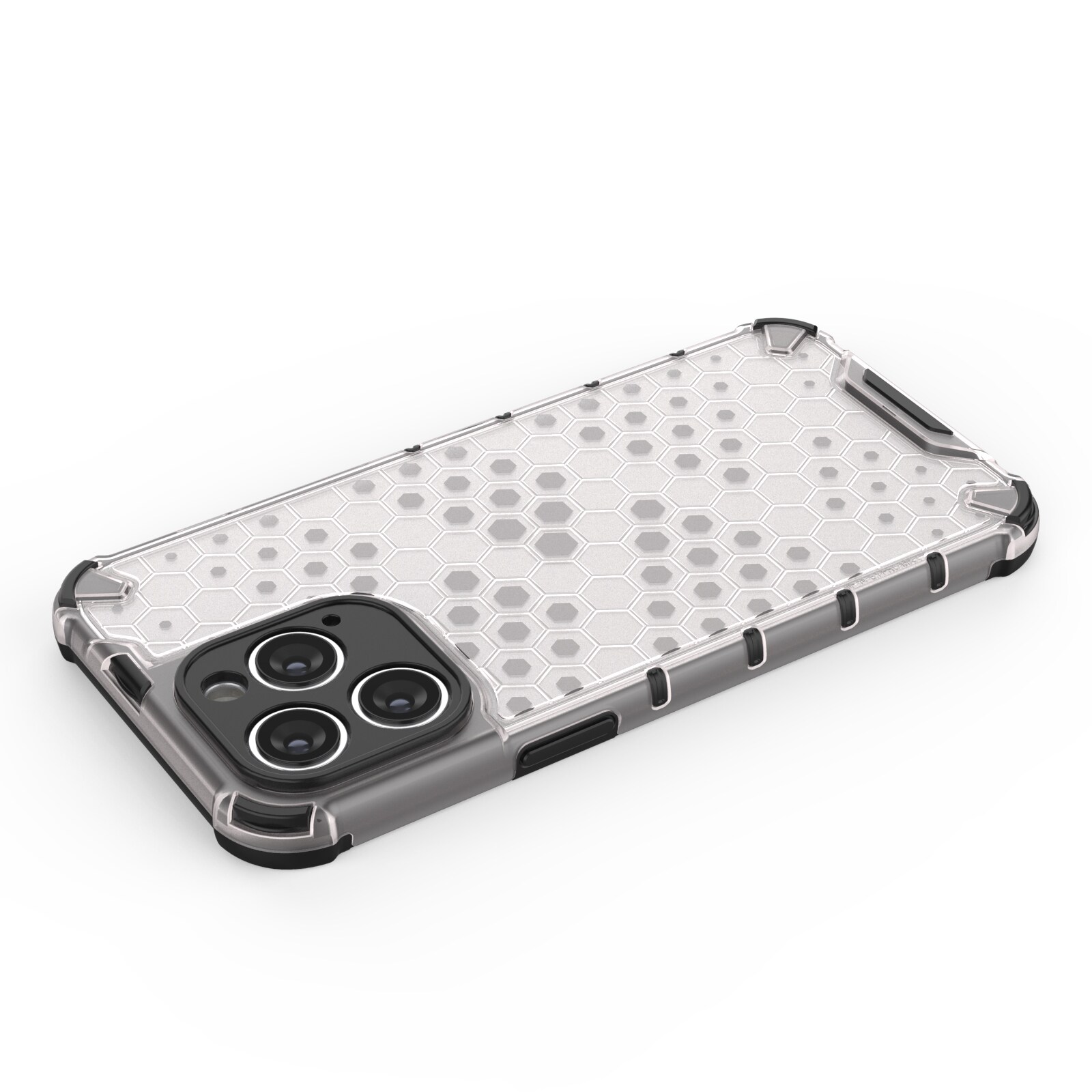 Honeycomb-etui til iPhone 14 Pro pansret hybridcover blå