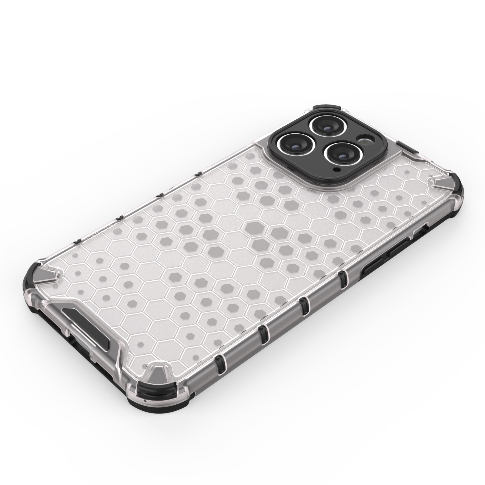Honeycomb-etui til iPhone 14 Pro pansret hybridcover blå