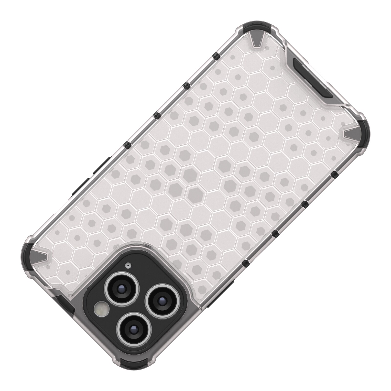 Honeycomb-etui til iPhone 14 Pro pansret hybridcover blå
