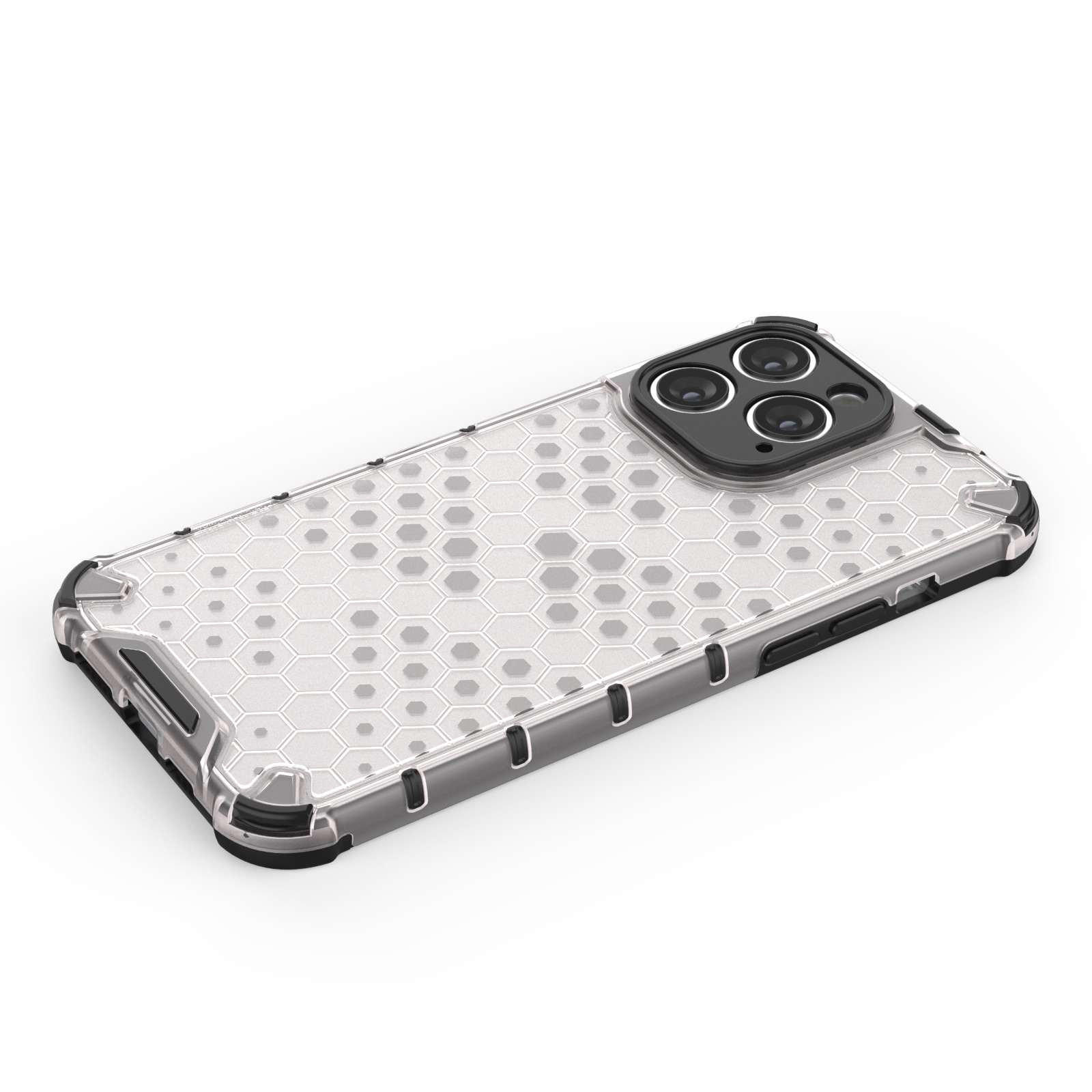Honeycomb-etui til iPhone 14 Pro Max pansret hybridcover blå