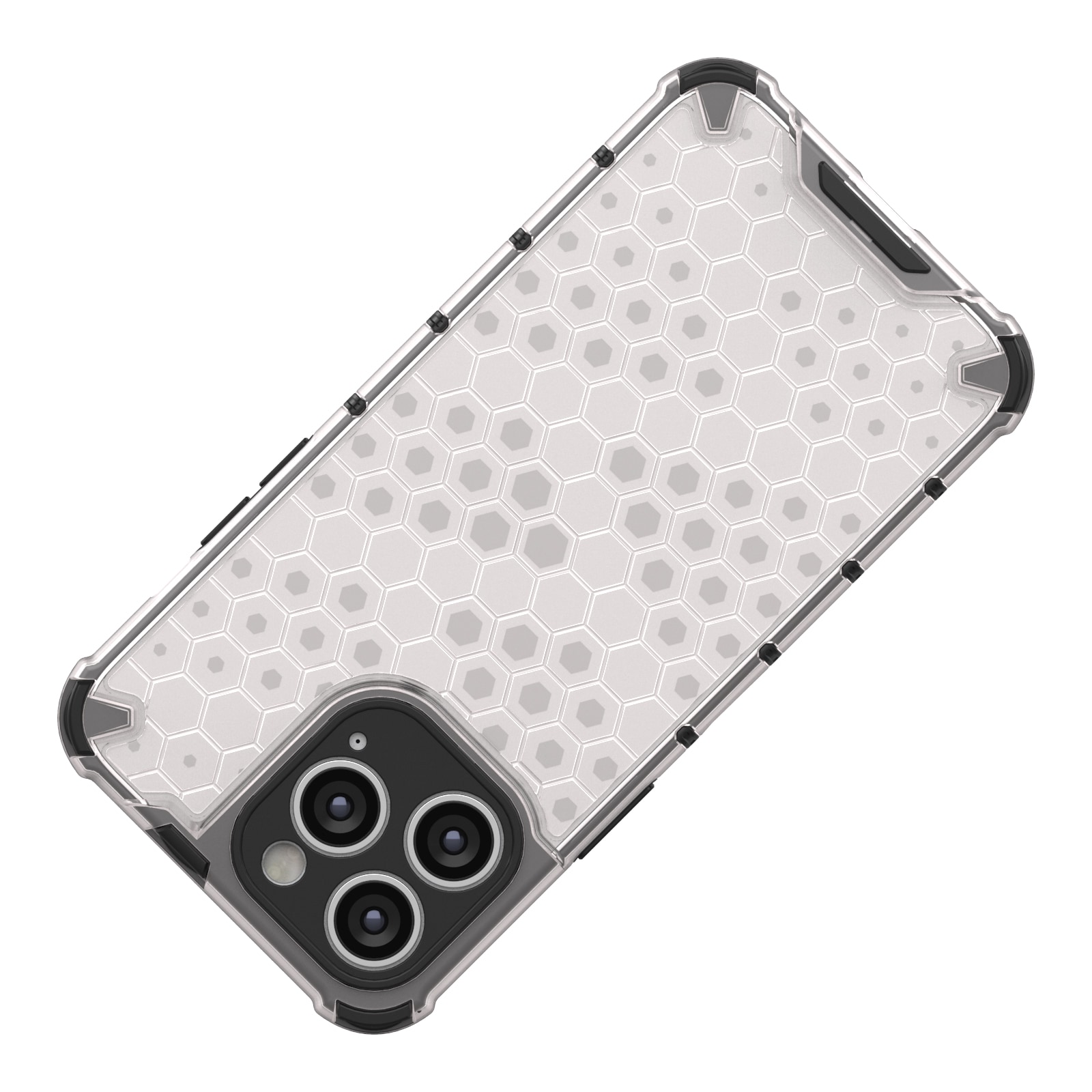 Honeycomb-etui til iPhone 14 Pro Max pansret hybridcover blå