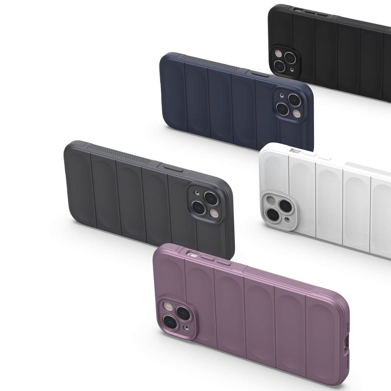 Magic Shield Case-etui til iPhone 14 Plus fleksibelt panseret cover sort
