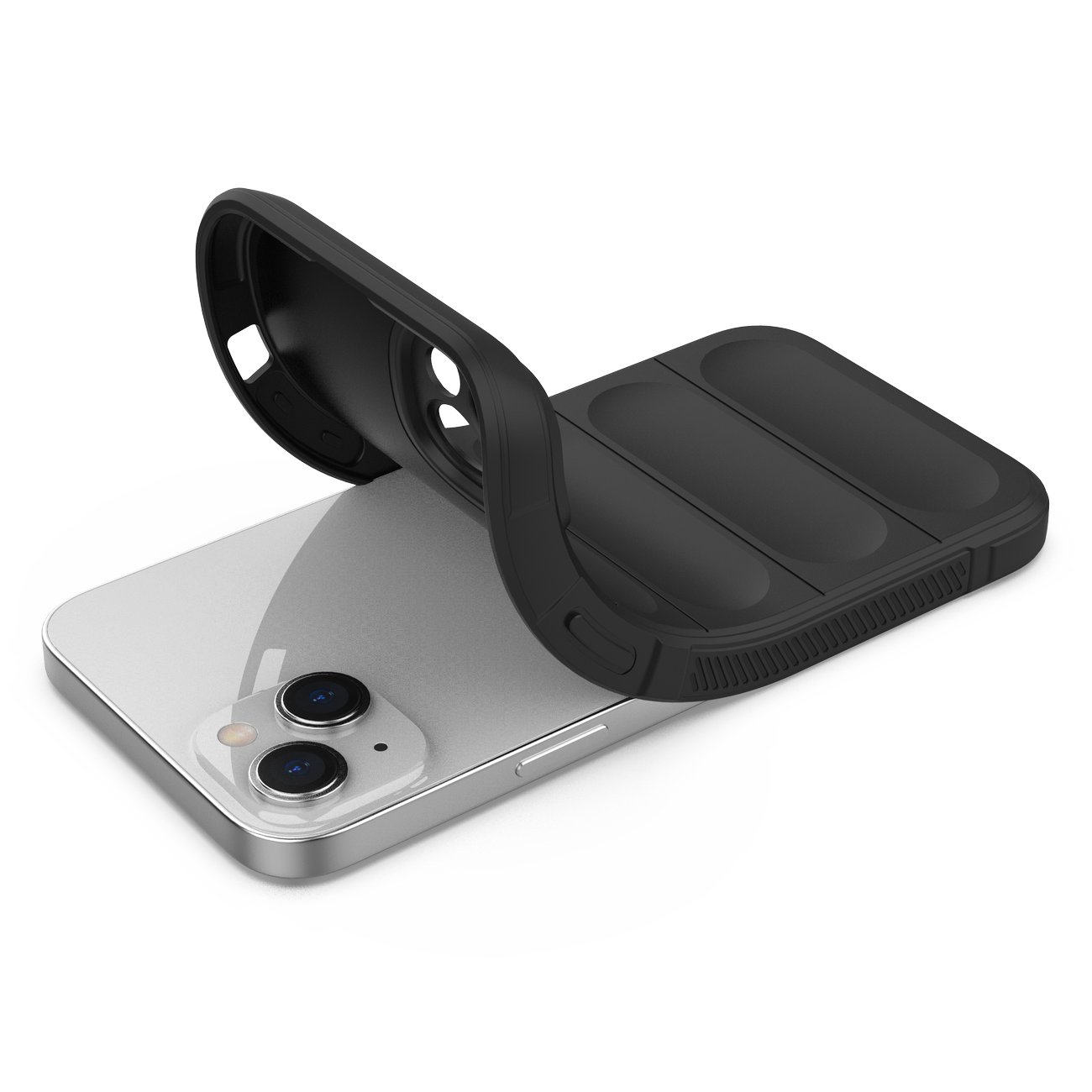 Magic Shield Case-etui til iPhone 14 Plus fleksibelt panseret cover sort