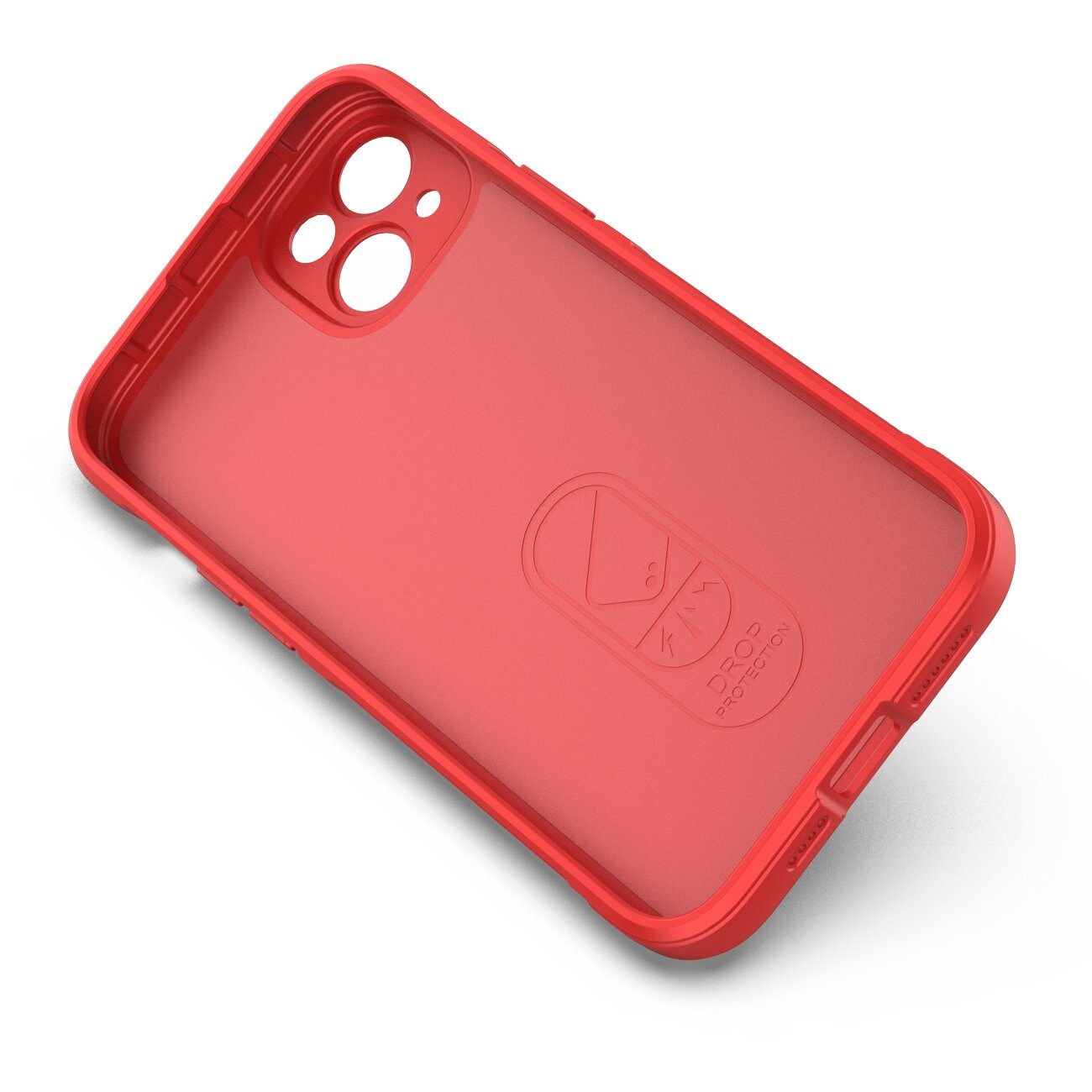 Magic Shield Case-etui til iPhone 14 Plus fleksibelt panseret cover rød