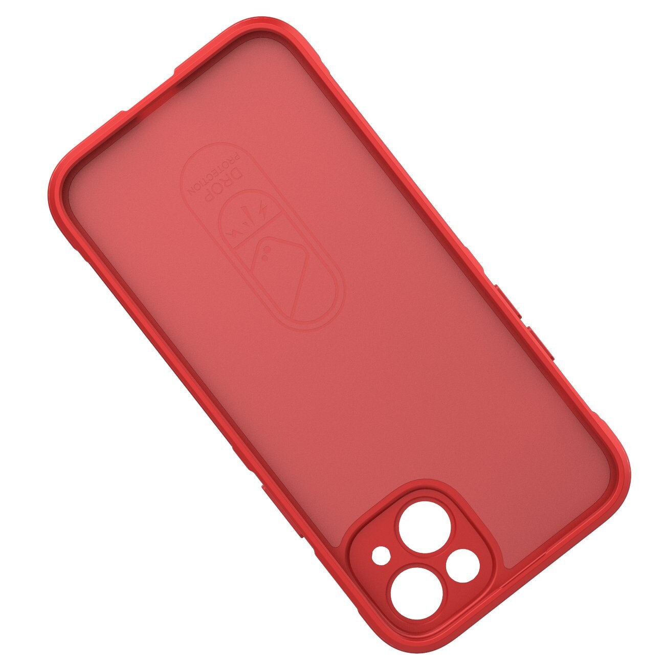 Magic Shield Case-etui til iPhone 14 Plus fleksibelt panseret cover rød