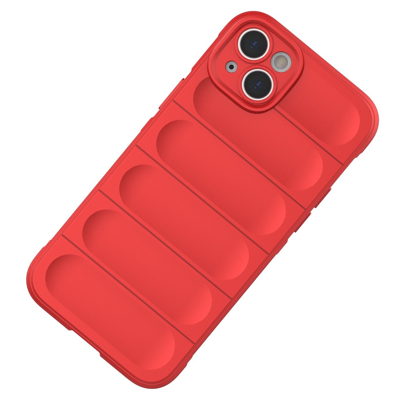 Magic Shield Case-etui til iPhone 14 Plus fleksibelt panseret cover rød