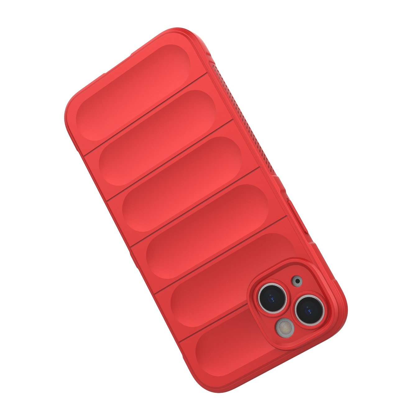 Magic Shield Case-etui til iPhone 14 Plus fleksibelt panseret cover rød