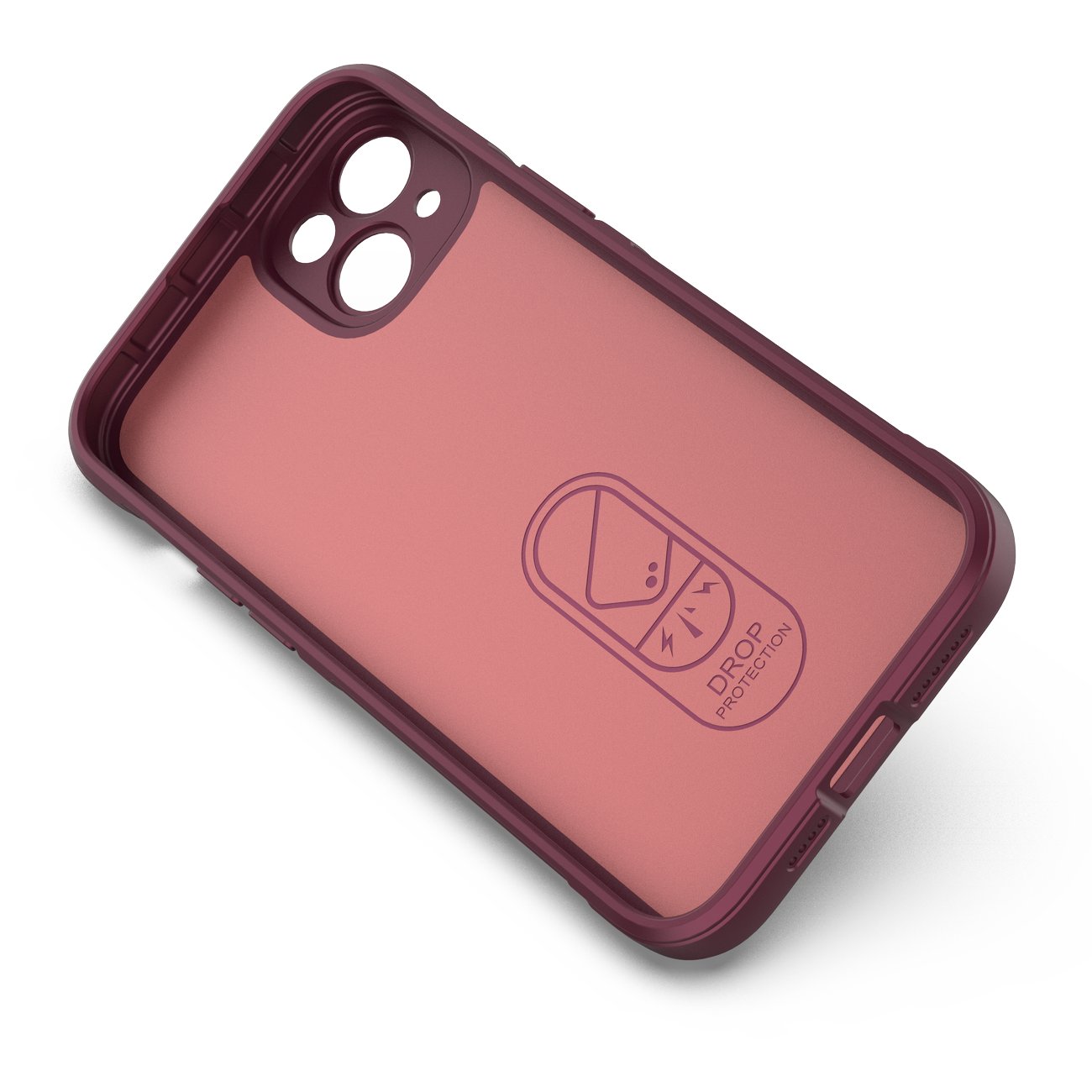 Magic Shield Case-etui til iPhone 14 Plus elastisk panseret etui i bordeaux