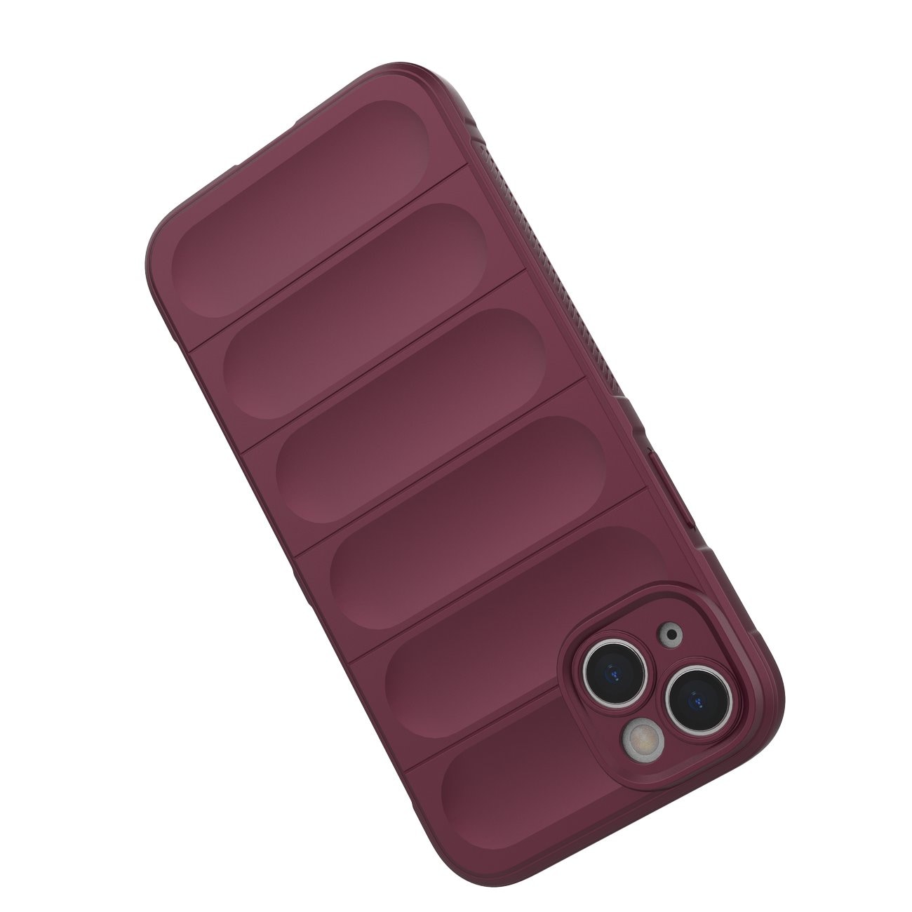 Magic Shield Case-etui til iPhone 14 Plus elastisk panseret etui i bordeaux