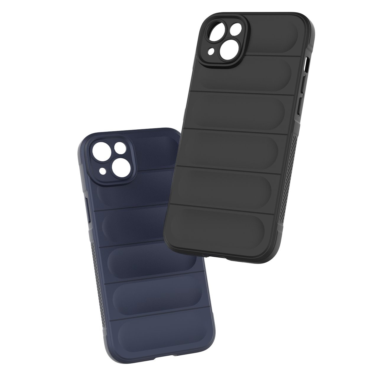 Magic Shield Case-etui til iPhone 14 Plus fleksibelt pansret mørkeblåt cover