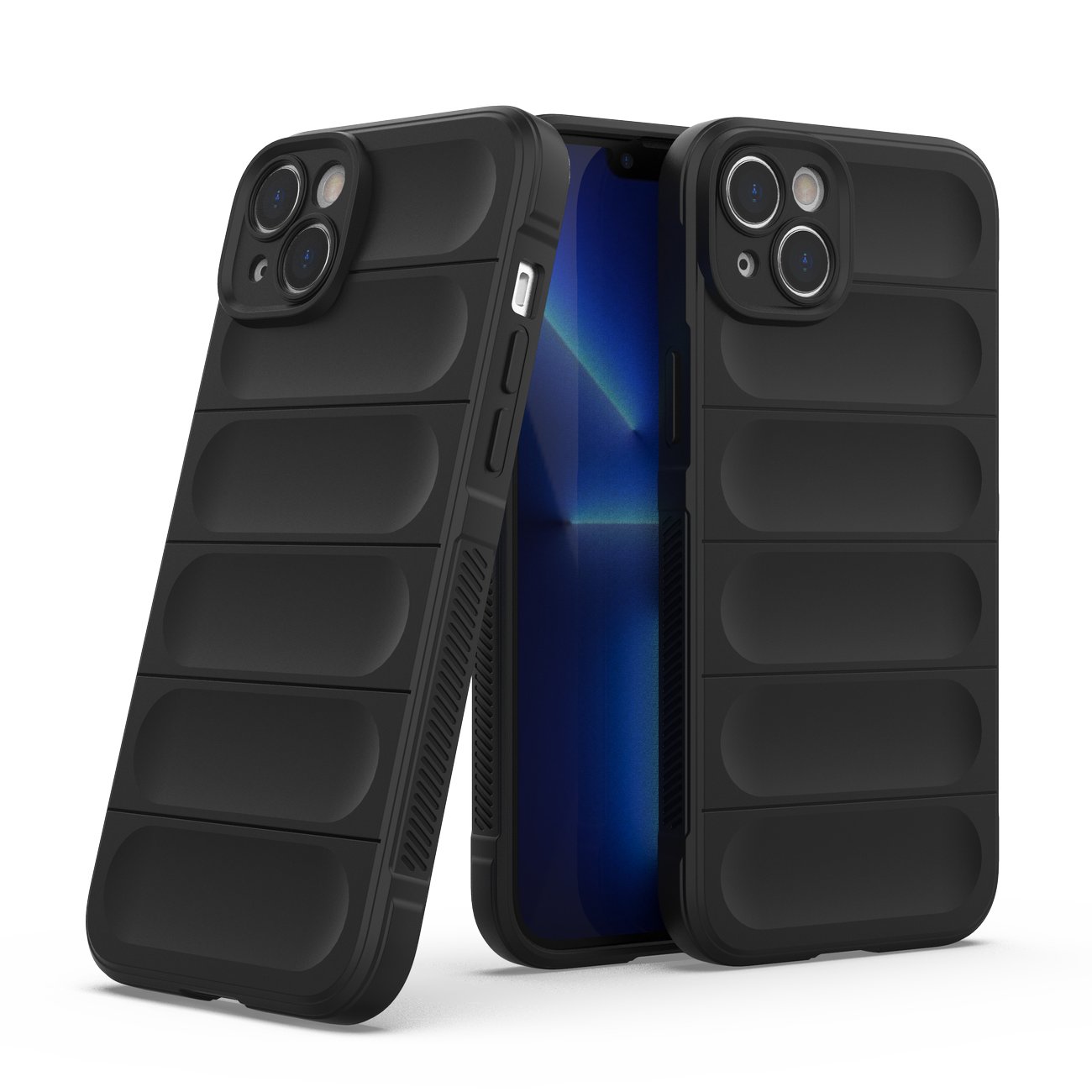 Magic Shield Case-etui til iPhone 14 Plus fleksibelt pansret mørkeblåt cover