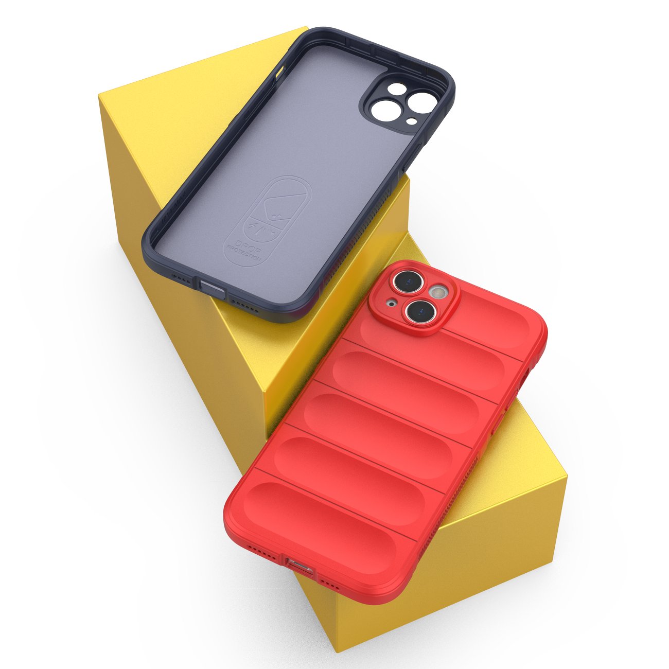 Magic Shield Case-etui til iPhone 14 Plus fleksibelt panseret etui lyseblåt