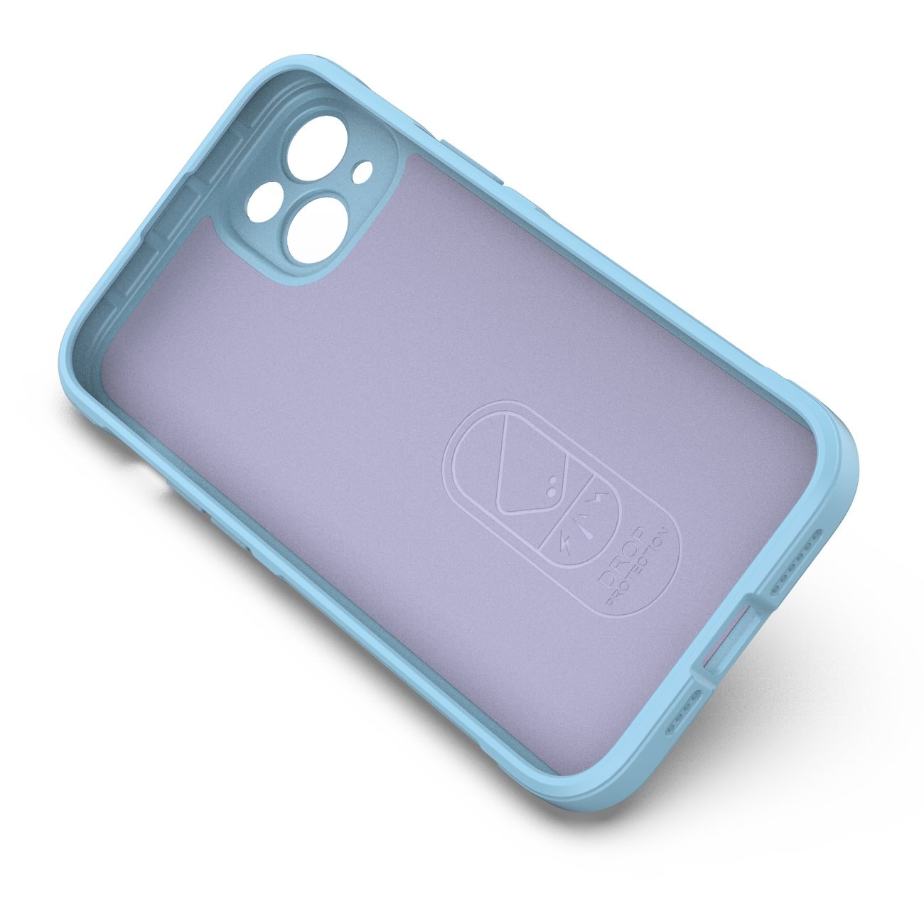 Magic Shield Case-etui til iPhone 14 Plus fleksibelt panseret etui lyseblåt