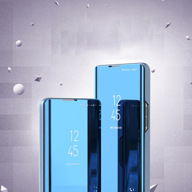 Clear View Case cover til Oppo Find X5 Pro cover med flap sort