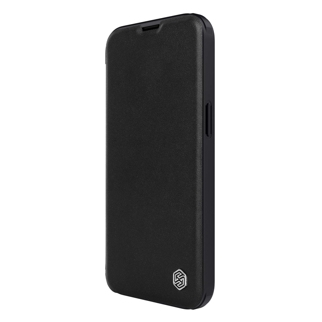 Nillkin Qin Leather Pro Case iPhone 14 Plus Camera Cover Holster Cover Flip Case Black