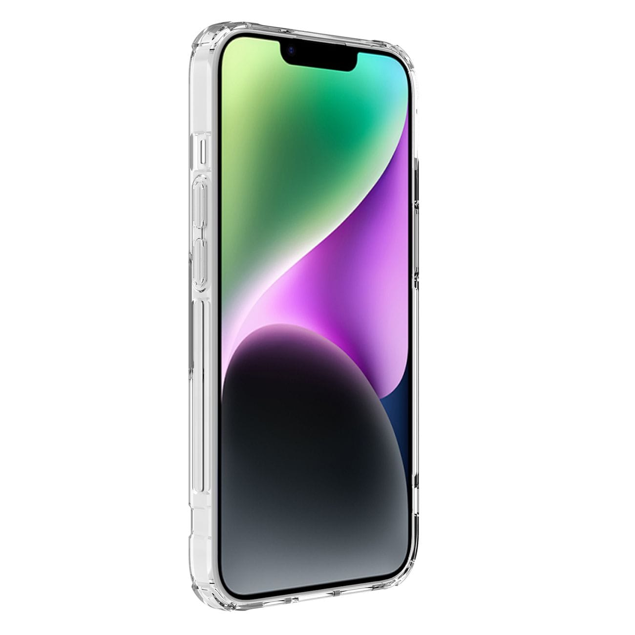 Nillkin Nature Pro iPhone 14 Plus-etui, pansret cover, gennemsigtigt cover