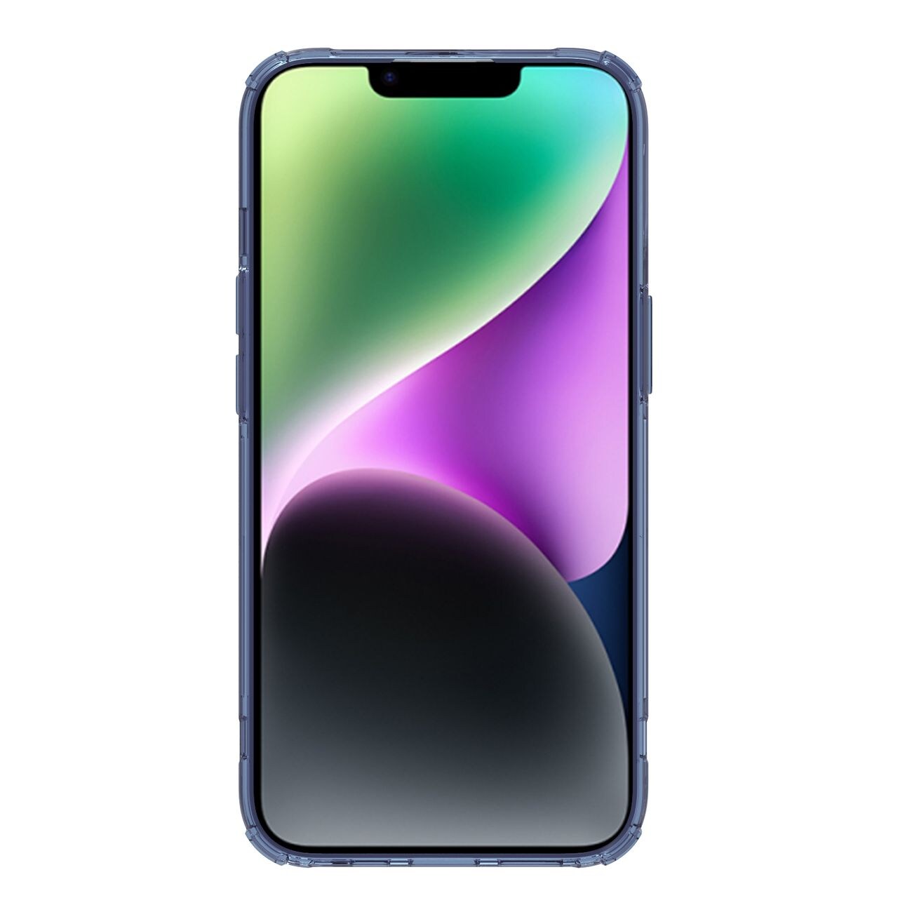 Nillkin Nature Pro iPhone 14 Plus-etui, pansret cover, blåt cover