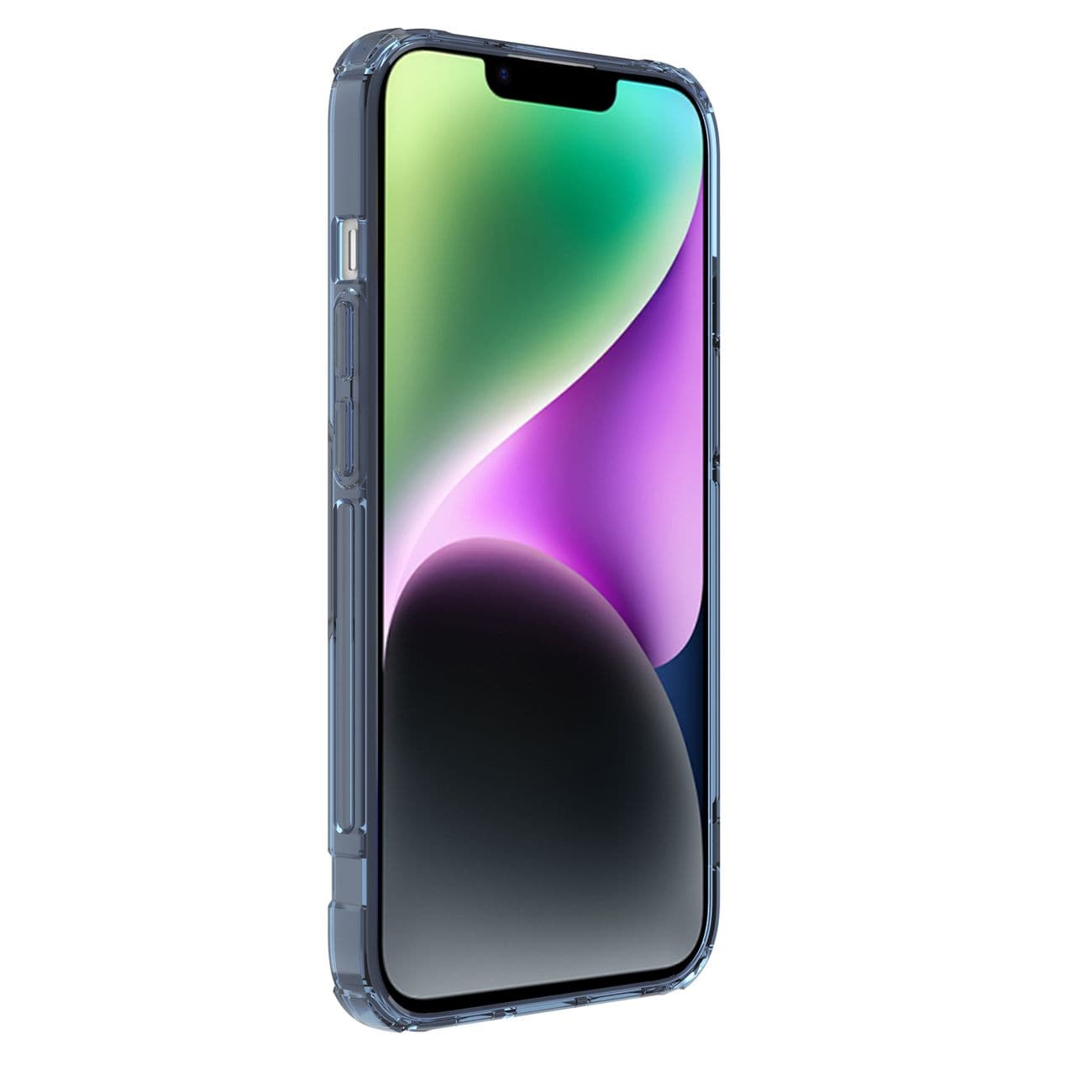 Nillkin Nature Pro iPhone 14 Plus-etui, pansret cover, blåt cover