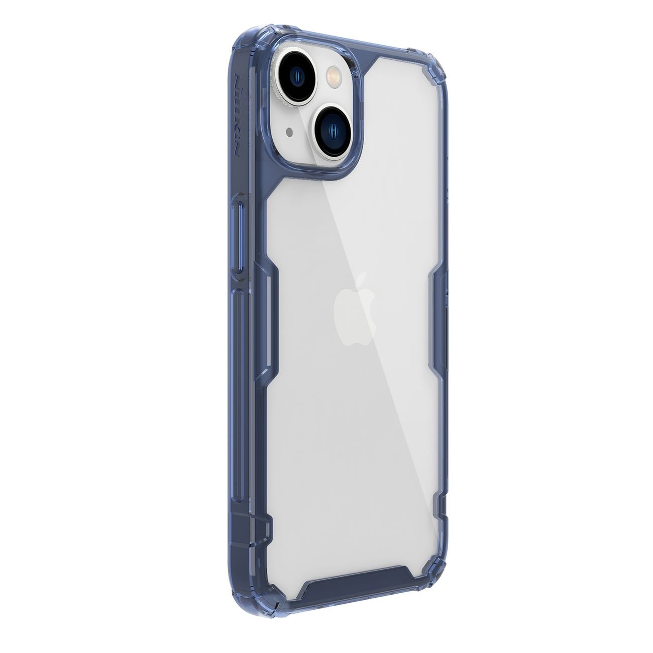 Nillkin Nature Pro iPhone 14 Plus-etui, pansret cover, blåt cover