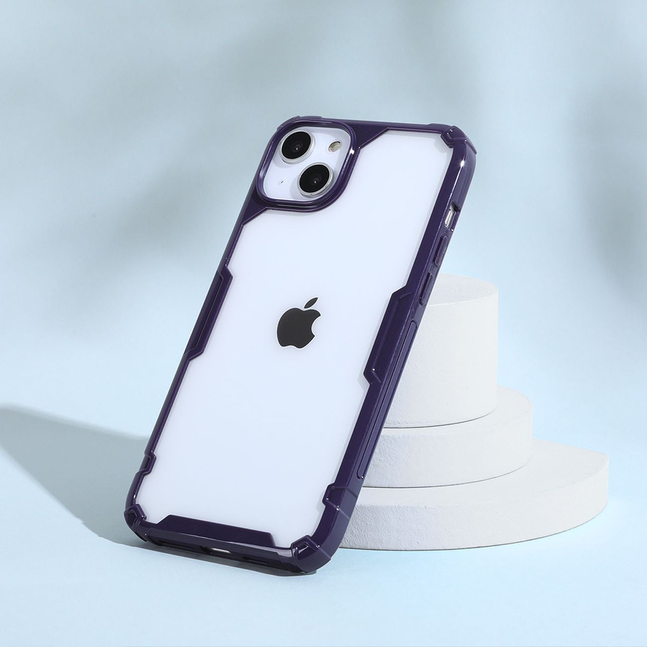 Nillkin Nature Pro iPhone 14 Plus-etui, pansret cover, blåt cover