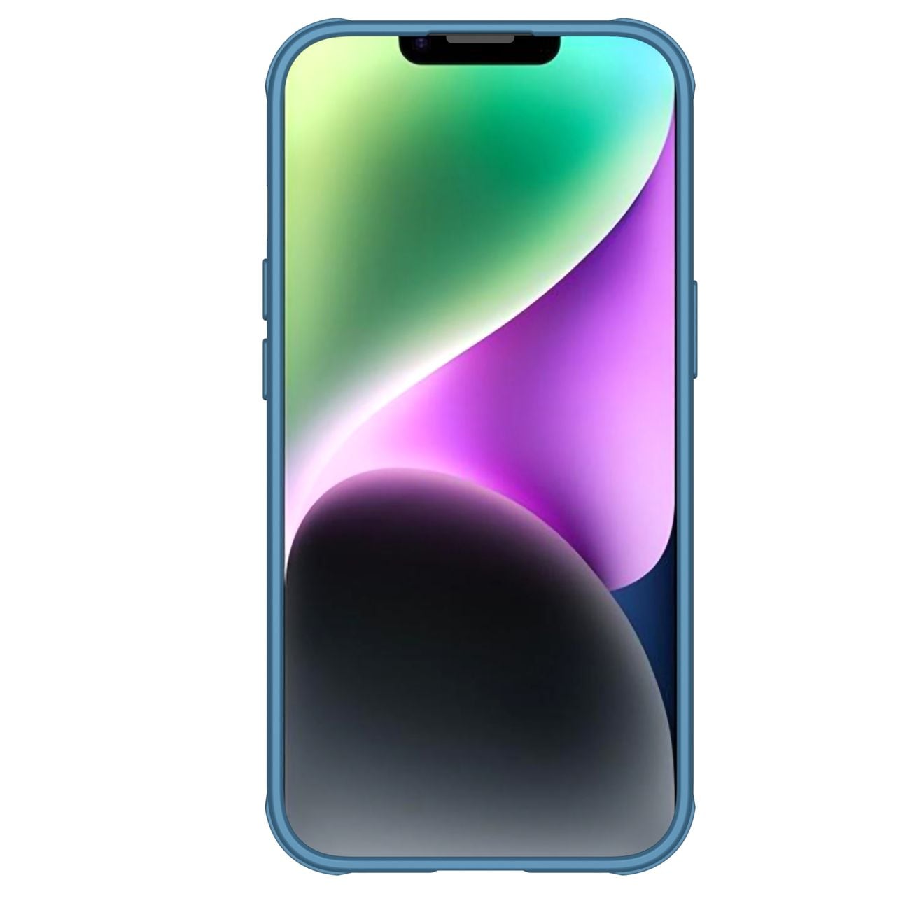 Nillkin CamShield Pro Magnetic Case iPhone 14 Plus Cover Camera Protector Blue (med MagSafe)